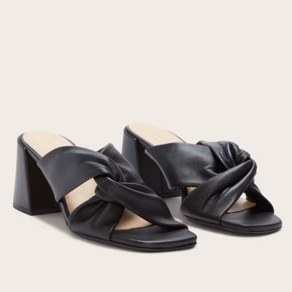 SOLD Everlane The Day Twist Heel Black - Picture 4 of 6